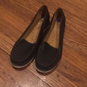Faux leather slip on loafer size 8.5 business cas